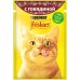 Friskies для взрослых кошек, с говядиной в подливе