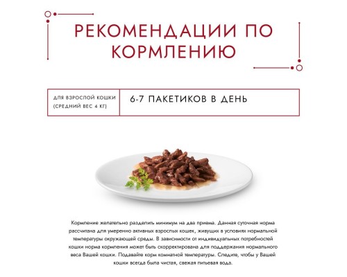 Gourmet кусочки в соусе Mon Petit говядиной