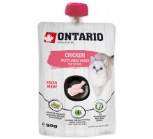 Ontario (консервы, лакомства) лакомство-паста для котят из свежего мяса курицы 90 г