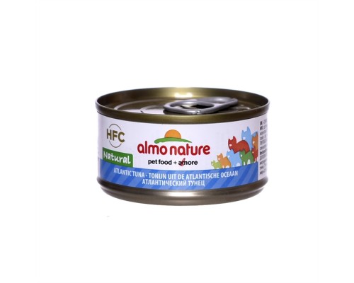 Almo Nature (консервы) консервы для кошек с атлантическим тунцом, 75% мяса