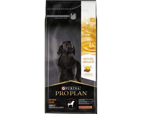 Корм Purina Pro Plan  Nature Elements для взрослых собак средних и крупных пород, с высоким содержанием лосося 10 кг