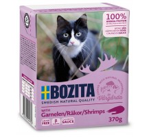 Bozita кусочки в соусе для кошек, с креветками