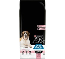 Корм Purina Pro Plan  для взрослых собак крупных пород с мощным телосложением с чувствительной кожей, с высоким содержанием лосося 14 кг