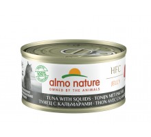 Almo Nature (консервы) консервы с тунцом и кальмарами в желе для кошек