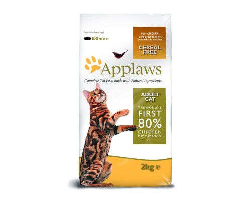 Корм Applaws беззерновой для кошек "Курица/Овощи: 80/20%" 400 г