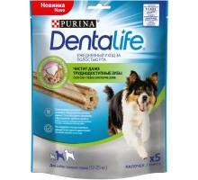 Purina DentaLife лакомство DentaLife для собак средних пород, уход за полостью рта 1 шт.