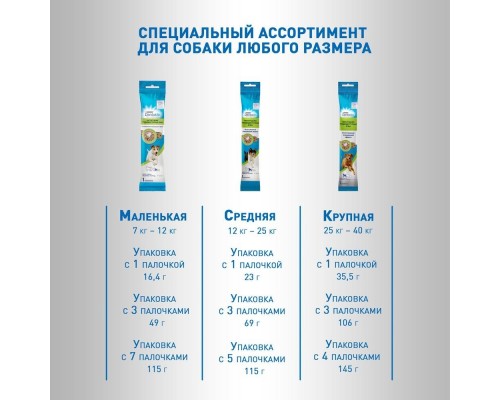 Purina DentaLife лакомство DentaLife для собак средних пород, уход за полостью рта 1 шт.