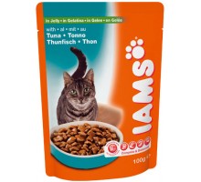 Iams паучи для кошек с тунцом