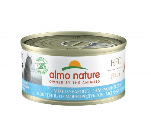 Almo Nature (консервы) консервы с морепродуктами в желе для кошек