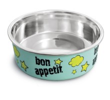 Triol миска металлическая на резинке "Bon Appetit" 450 мл