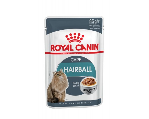 Royal Canin кусочки в соусе для вывода шерсти