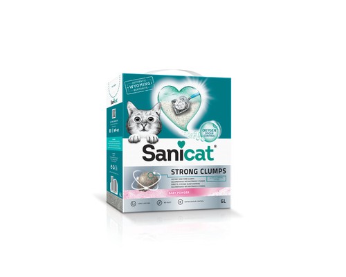 SaniCat комкующийся наполнитель 6 л