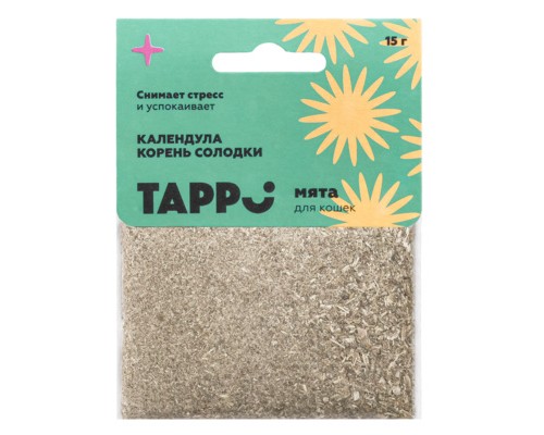 Tappi кошачья мята с календулой и корнем солодки в пакете