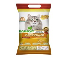 Homecat наполнитель кукурузный комкующийся наполнитель "Эколайн", 6 л. 2,81 кг