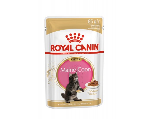 Royal Canin кусочки в соусе для котят породы Мейн-Кун: 4-15 мес