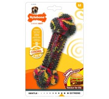 Nylabone косточка жесткая, аромат чизбургер с беконом, М 290 г