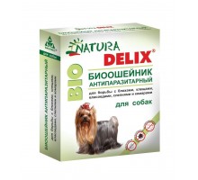 Бионикс ошейник антипаразитарный Natura Delix BIO с алоэ-вера, для собак 16 г