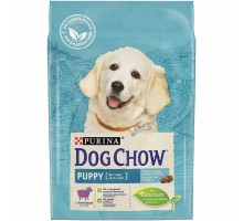 Корм Dog Chow для щенков, с ягненком