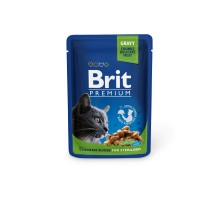 Brit паучи Premium с курицей для стерилизованных кошек