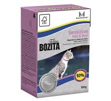 Bozita кусочки в желе для кожи и шерсти кошек с лососем