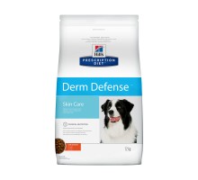 Hill's Prescription Diet  Derm Defense Skin Care сухой диетический, для собак при аллергии, блошином и атопическом дерматите, с курицей 12 кг