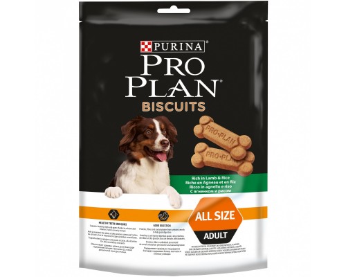 Purina Pro Plan лакомство бисквиты для собак, с ягненком и рисом 175 г