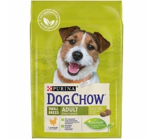 Корм Dog Chow для взрослых собак мелких пород, с курицей 2,5 кг