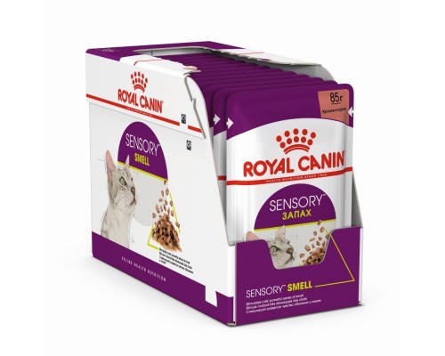 Royal Canin  Sensory консервированный полнорационный корм для взрослых кошек (от 1 года до 7 лет), стимулирующий обонятельные рецепторы, кусочки в соусе