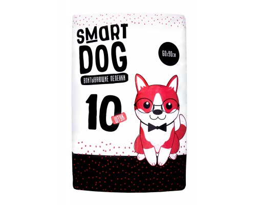 Smart Dog пелёнки впитывающие пеленки для собак 60х90, 10 шт 200 г