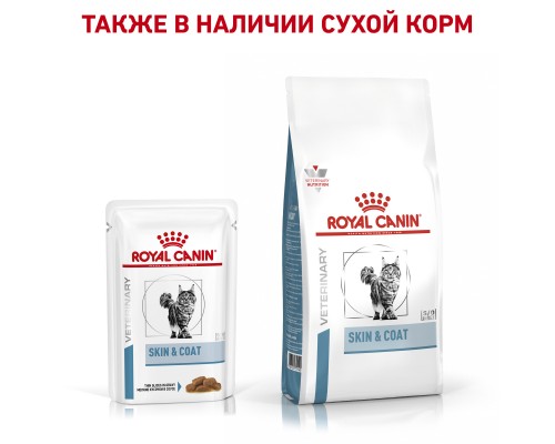 Royal Canin (вет. паучи) паучи для кошек при дерматозах (1-7 лет)