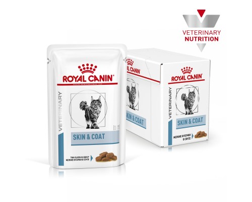 Royal Canin (вет. паучи) паучи для кошек при дерматозах (1-7 лет)