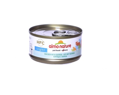 Almo Nature (консервы) низкокалорийные консервы для кошек, с курицей и киноа