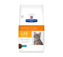 Hill's Prescription Diet c/d Multicare Urinary Care сухой диетический, для кошек при профилактике цистита и мочекаменной болезни (МКБ), с рыбой