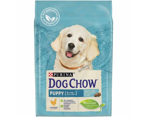 Корм Dog Chow для щенков, с курицей 14 кг