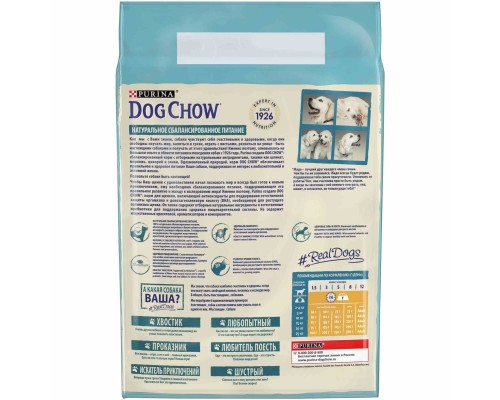 Корм Dog Chow для щенков, с курицей 14 кг