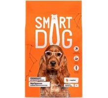 Корм Smart Dog для взрослых собак с индейкой 3 кг