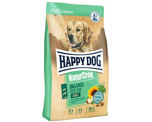 Корм Happy dog для собак с 5 зерновыми культурами, овощами и сыром 15 кг