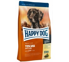 Корм Happy dog для собак с уткой и лососем "Тоскана" 4 кг