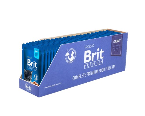 Brit паучи Premium для котят, с курицей 100 г