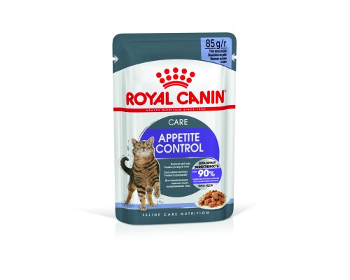 Royal Canin кусочки в желе для взрослых кошек, рекомендуется для контроля выпрашивания корма