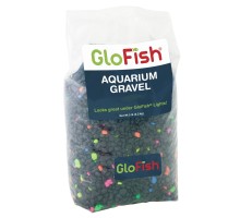 GloFish грунт с флуоресцирующими гранулами, черный 2,27 кг