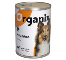 Organix консервы с индейкой для взрослых собак (банка) 410 г