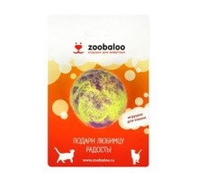 Zoobaloo игрушка для кошек мяч Фьюжн, шерсть, 4 см