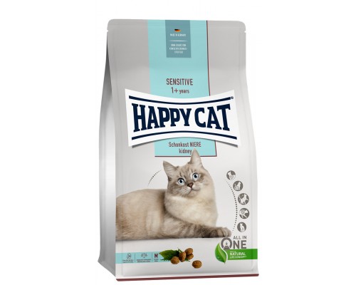 Happy cat сухой корм для взрослых кошек Сенситив, Почки