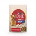 Purina One  Взрослая для собак мелких пород старше 1 года, с говядиной, картофелем и горохом в подливе 85 г