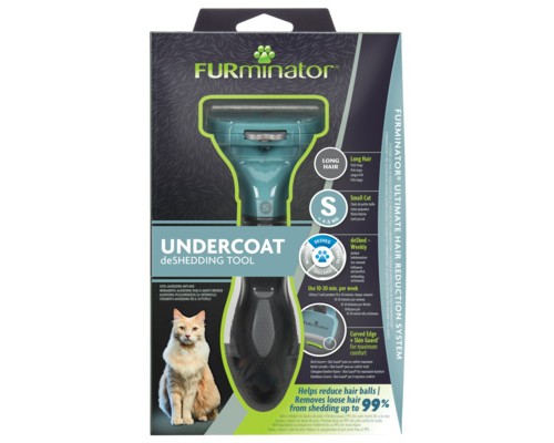 FURminator фурминатор S для маленьких кошек c длинной шерстью 201 г