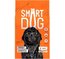 Корм Smart Dog для взрослых собак крупных пород с индейкой 12 кг