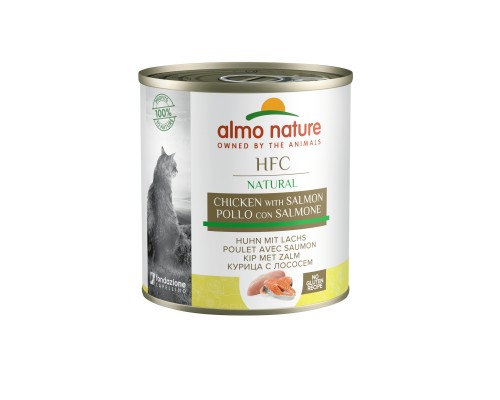 Almo Nature (консервы) консервы для кошек, с лососем и курицей