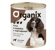 Organix консервы для собак Утка, индейка, картофель 100 г