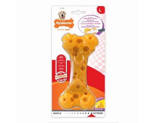 Nylabone косточка экстра-жесткая с ароматом сыра M